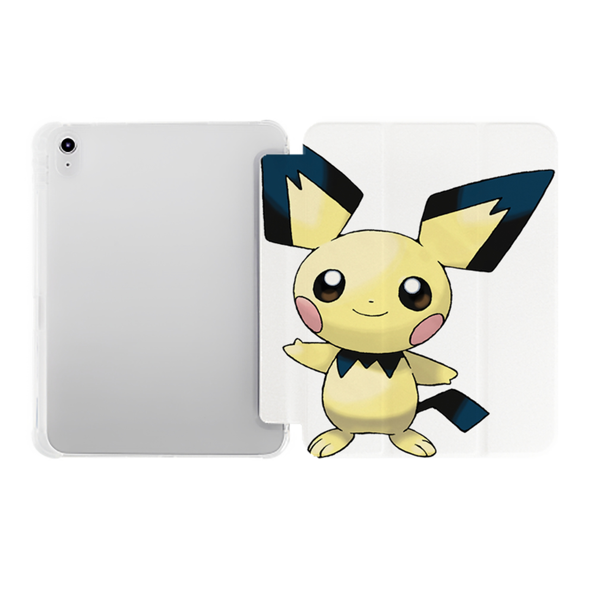 （画像用） ポケットモンスター Pokémon IPad ケース ペン収納付き 三つ折りスタンド PUレザー×シリコン 対応機種9.5/10.5/10.9インチ